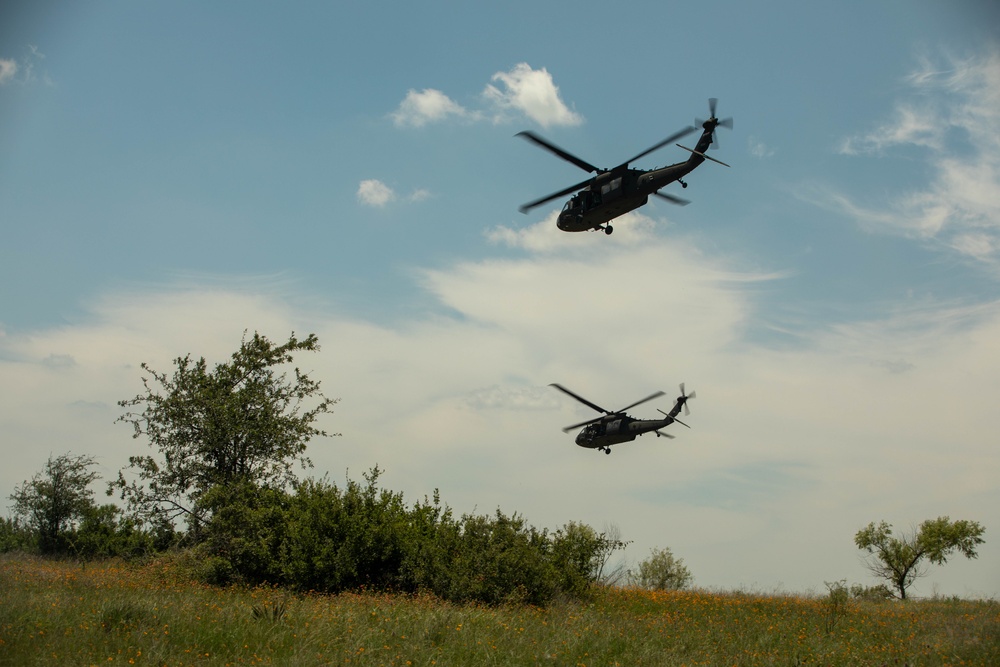 UH-60 Black Hawks at Fort Cavazos