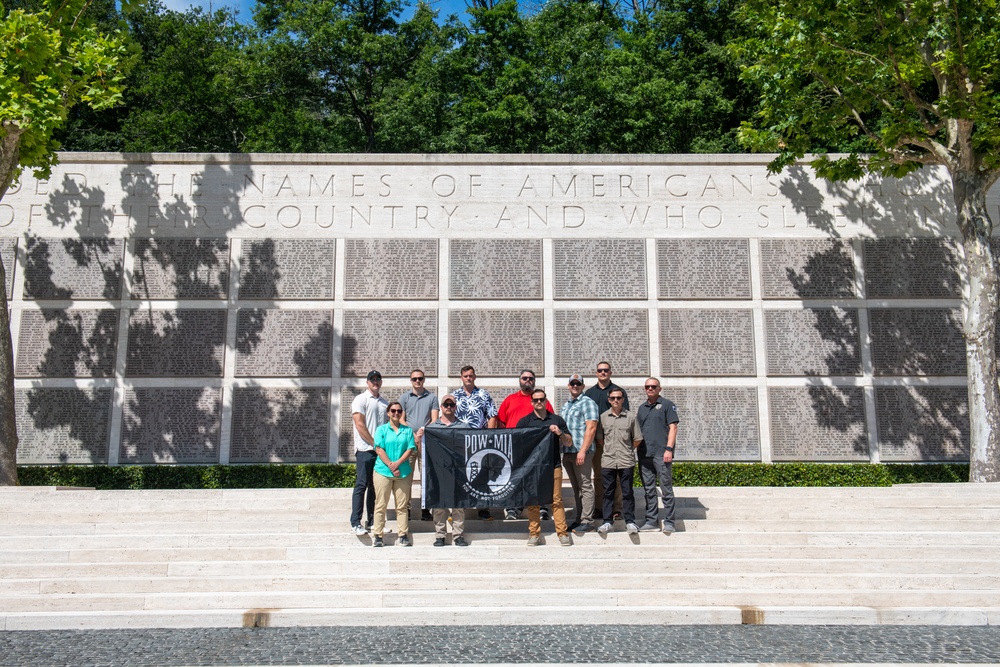 DPAA recovery team visits Florence American Cemetery and Memorial