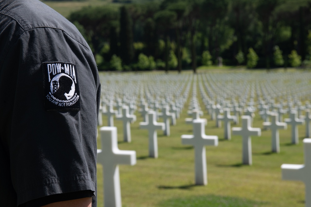 DPAA recovery team visits Florence American Cemetery and Memorial