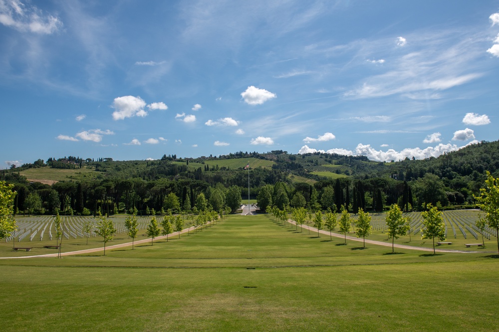 DPAA recovery team visits Florence American Cemetery and Memorial