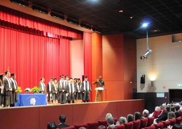 Students walk the stage into adulthood at 2024 Hohenfels graduation