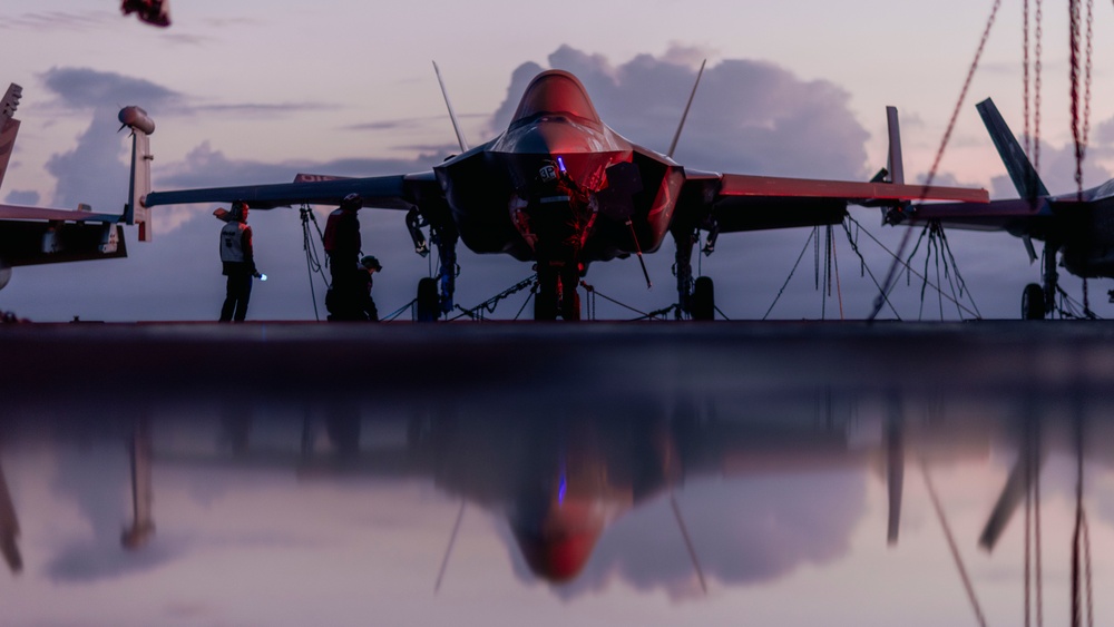 Sailors Conduct F-35 Maintenance