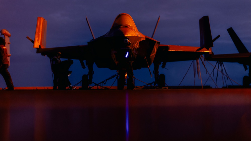 Sailors Conduct F-35 Maintenance