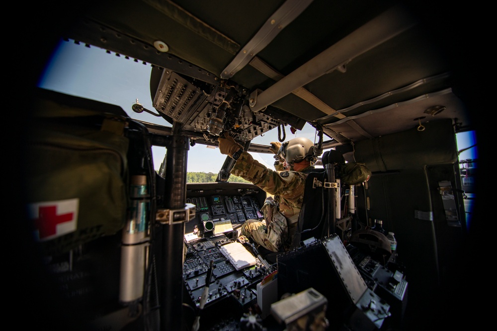 SOCOM Para-Commandos Conduct Practice Jump for 2024 Army Birthday Festival