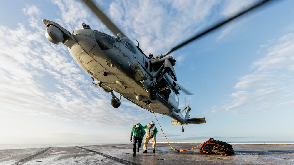 George Washington Conducts a Vertical Replenishment