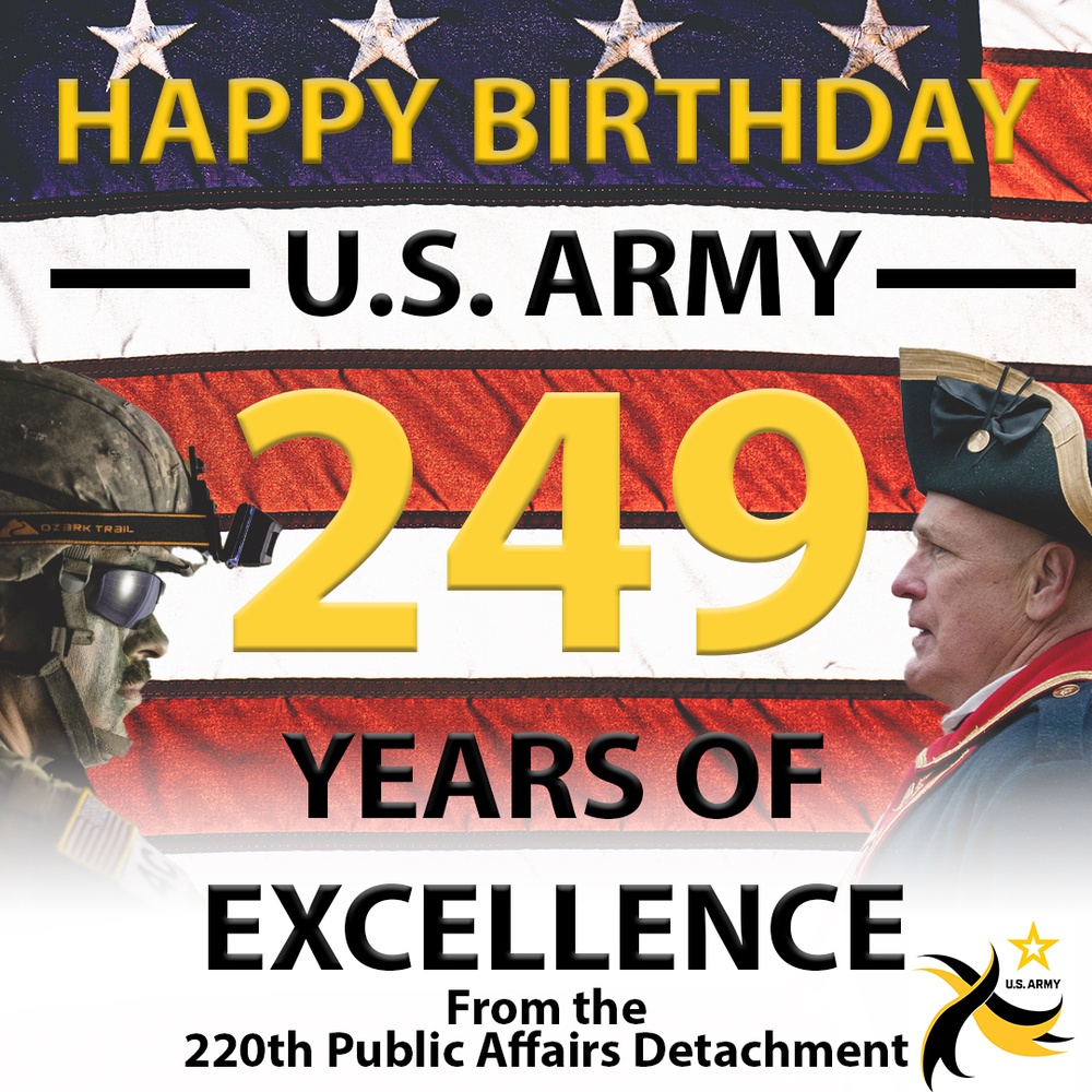 249th Birthday U.S. Army