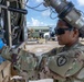 US Army Soldiers conduct fuel operations at Tinian Airport