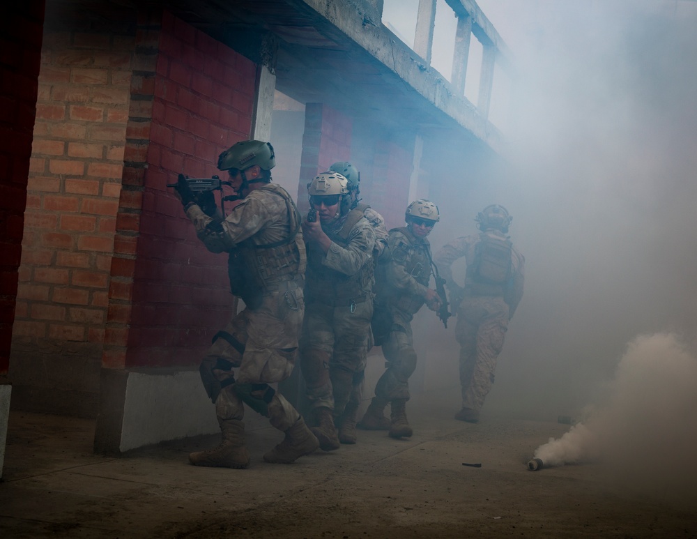 U.S. Marines conduct urban operations training during Resolute Sentinel 24