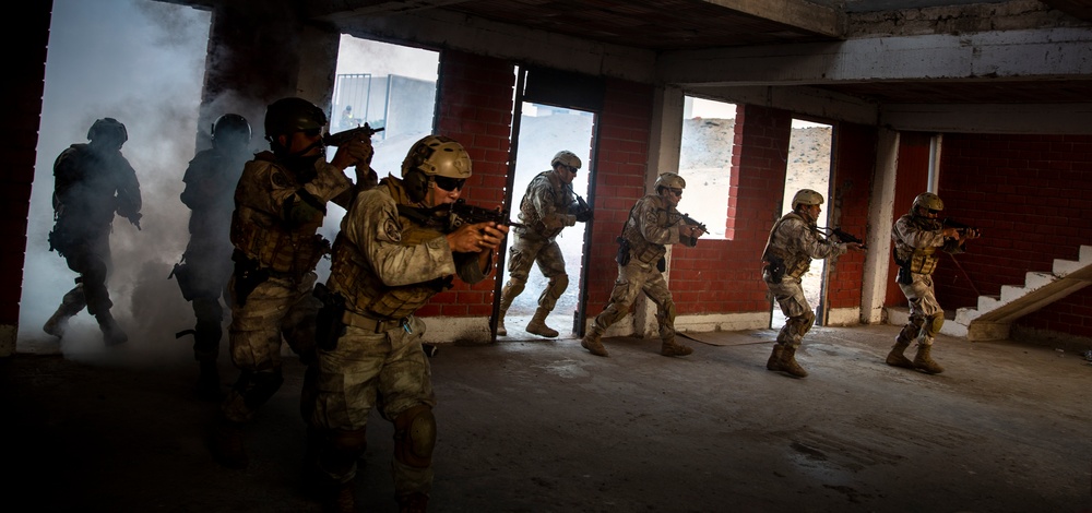 U.S. Marines conduct urban operations training during Resolute Sentinel 24