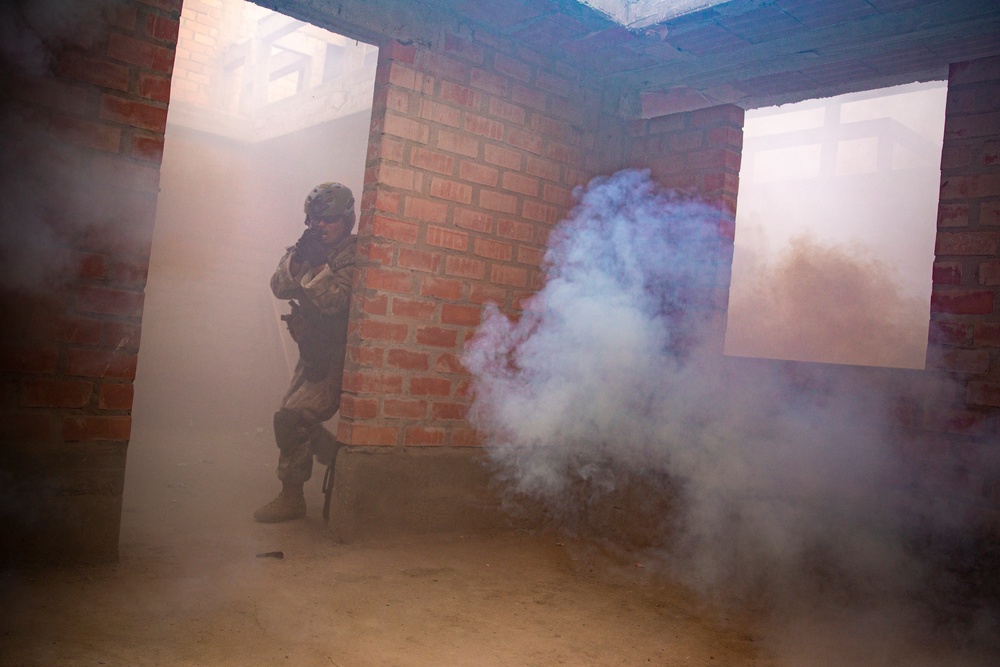 U.S. Marines conduct urban operations training during Resolute Sentinel 24