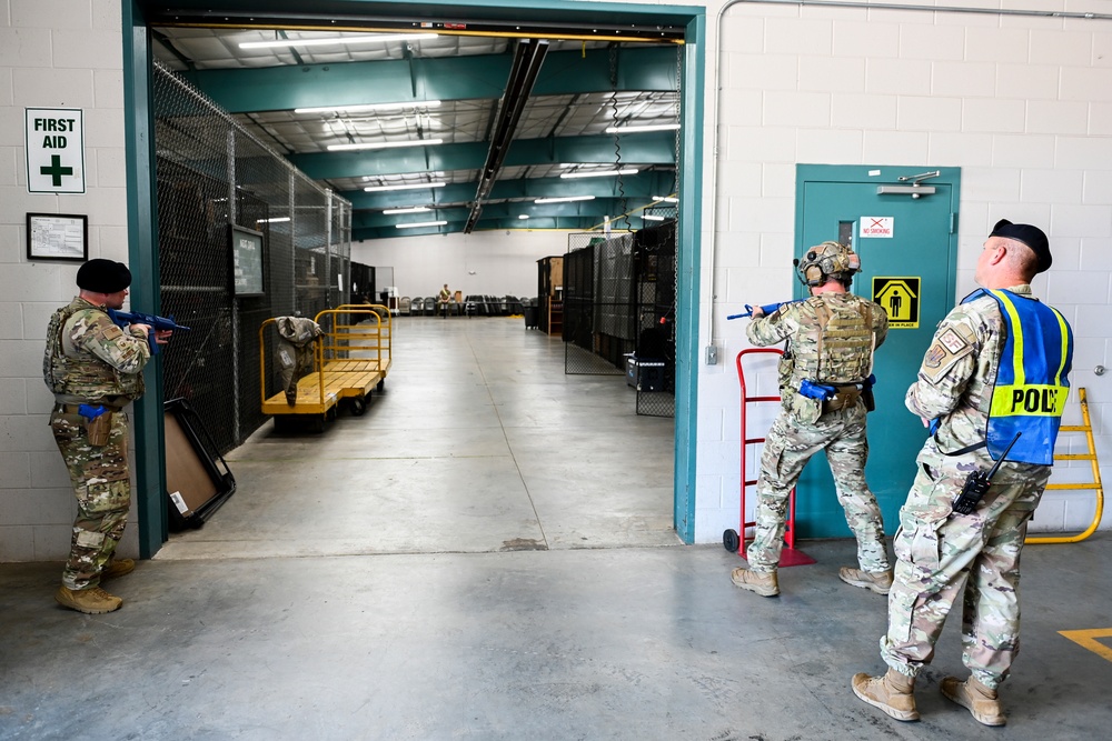 169th Security Forces Squadron active shooter exercise