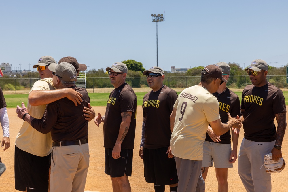 Padres Alumni &amp; MCRD San Diego Softball Game