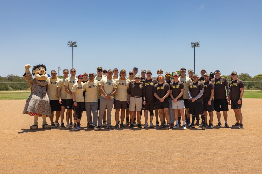 Padres Alumni &amp; MCRD San Diego Softball Game