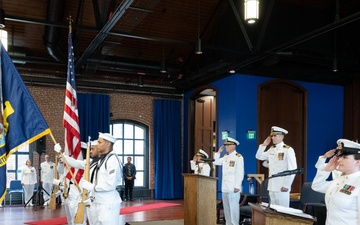 United States Navy Band holds Change of Command