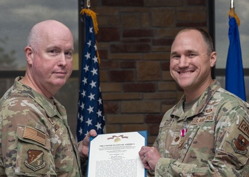 49th Communications Squadron change of command ceremony