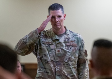 49th Communications Squadron change of command ceremony