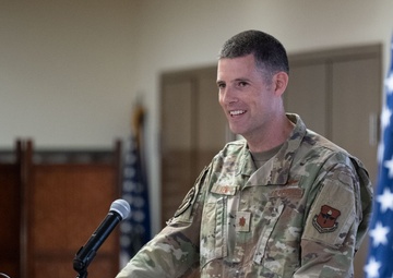 49th Communications Squadron change of command ceremony