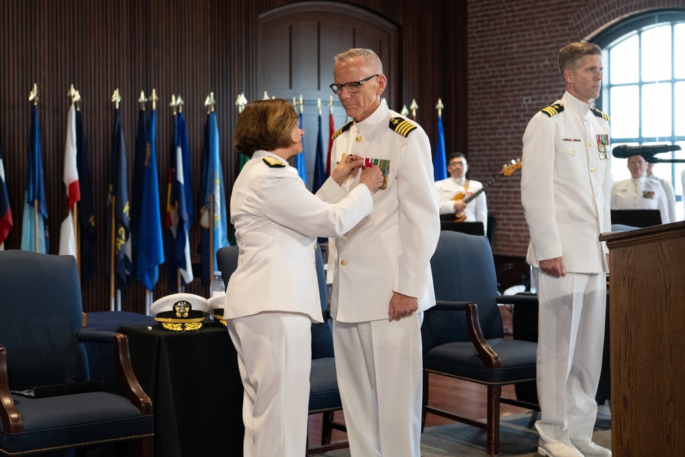 United States Navy Band holds Change of Command