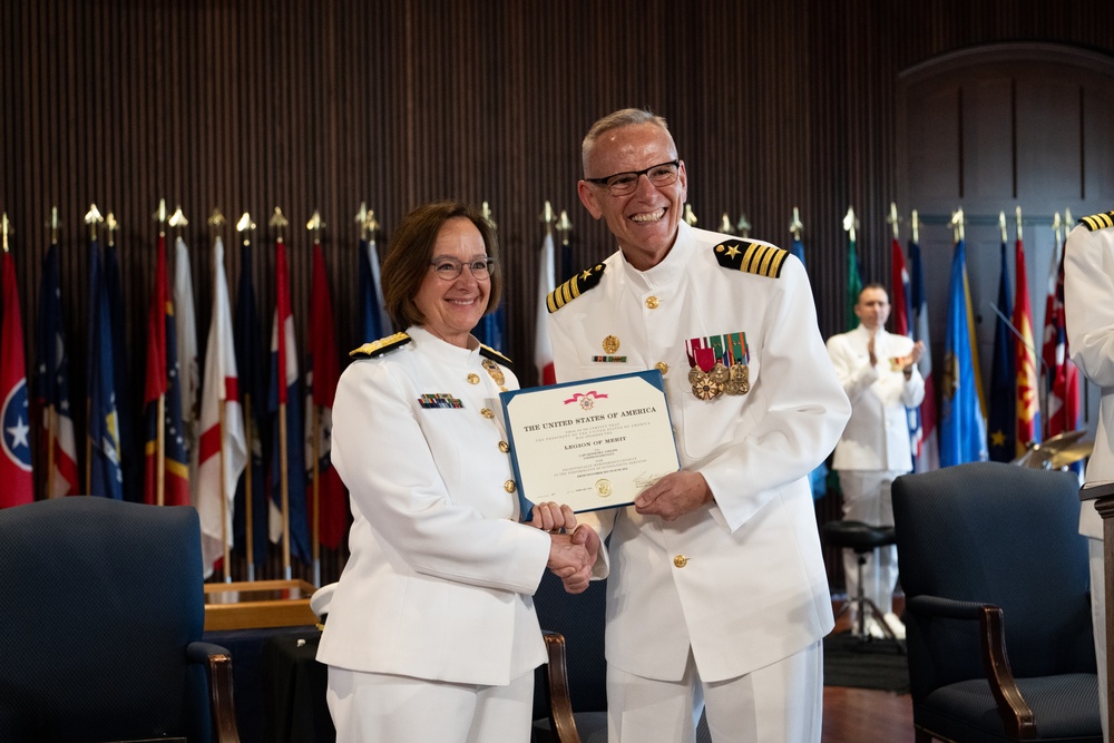 United States Navy Band holds Change of Command