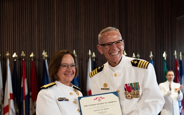 United States Navy Band holds Change of Command