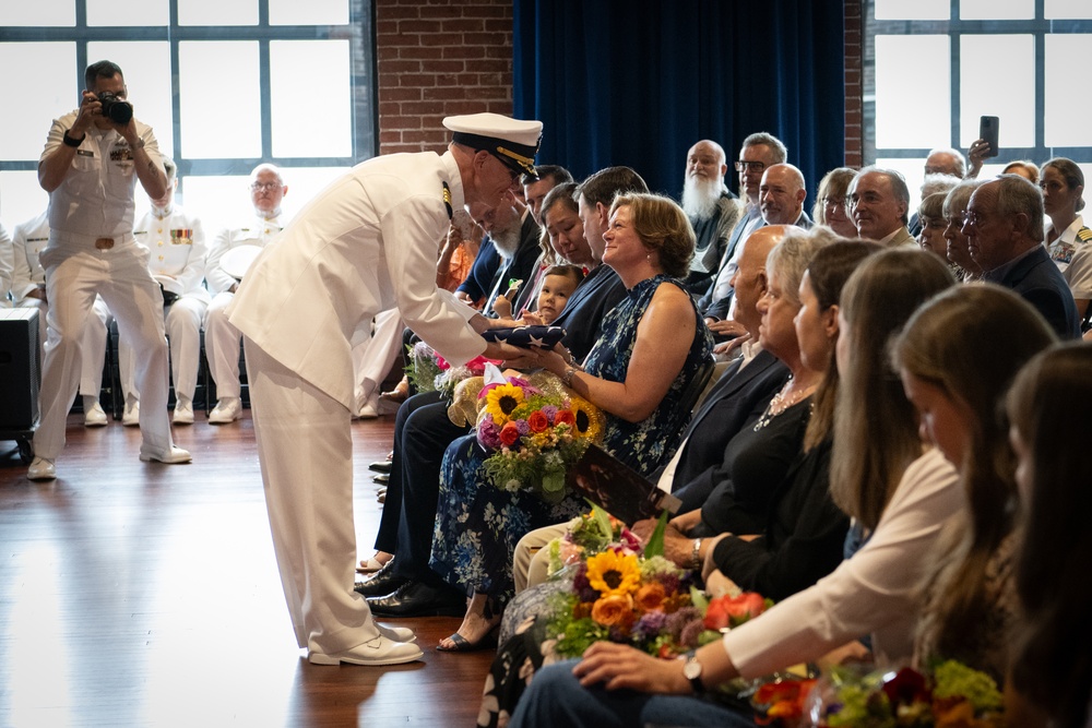 United States Navy Band holds Change of Command