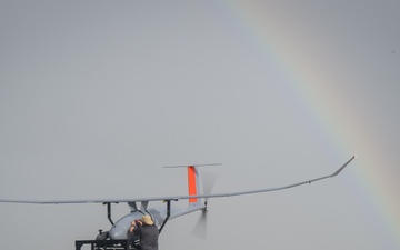 Ultra long range unmanned aerial vehicle launches in support of Valiant Shield 24