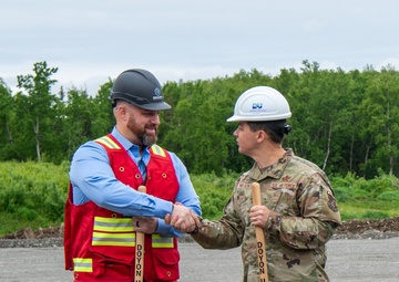 Doyon Utilities, JBER leaders break ground on new water treatment plant