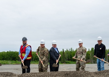 Doyon Utilities, JBER leaders break ground on new water treatment plant