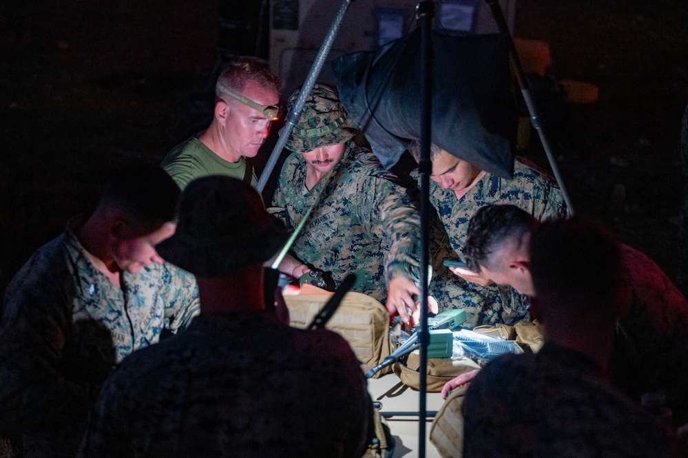 KC-130 practices approaches and touch-and-go maneuvers in support of VS24