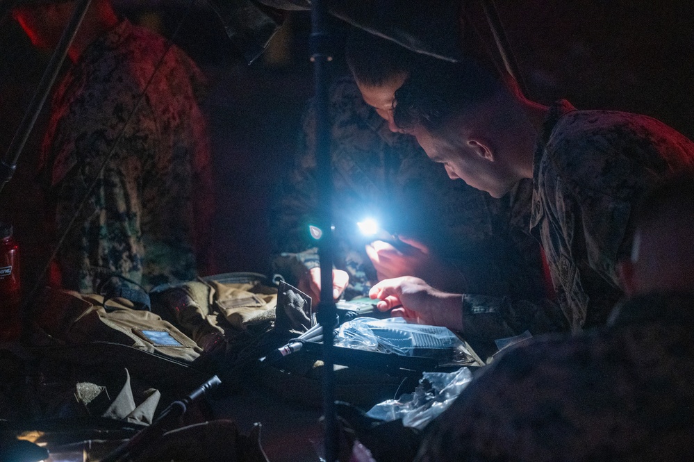 KC-130 practices approaches and touch-and-go maneuvers in support of VS24