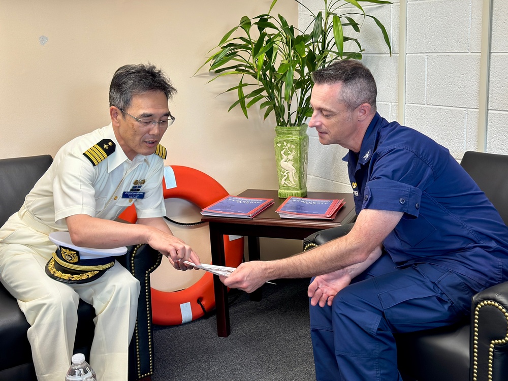 U.S. Coast Guard hosts Japanese Coast Guard Training Ship Kojima