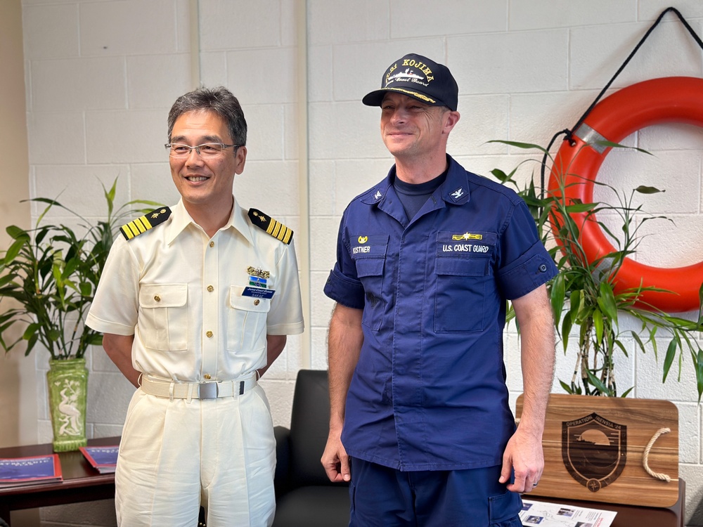 U.S. Coast Guard hosts Japanese Coast Guard Training Ship Kojima