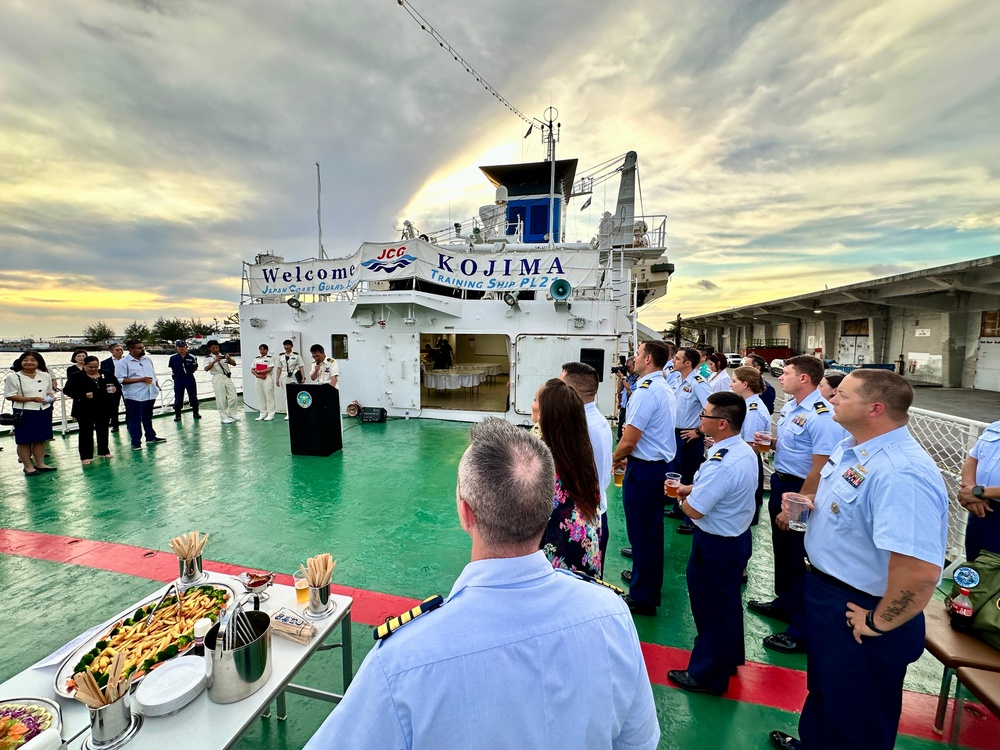 Japanese Coast Guard Training Ship Kojima hosts U.S. Coast Guard