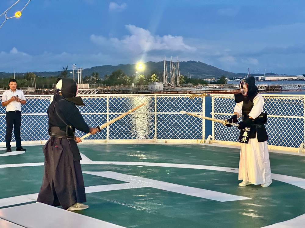 Japanese Coast Guard Training Ship Kojima hosts U.S. Coast Guard