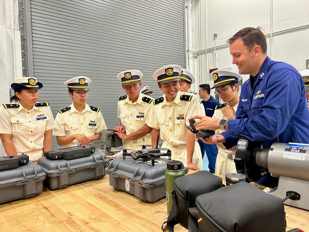 U.S. Coast Guard hosts Japanese Coast Guard Training Ship Kojima