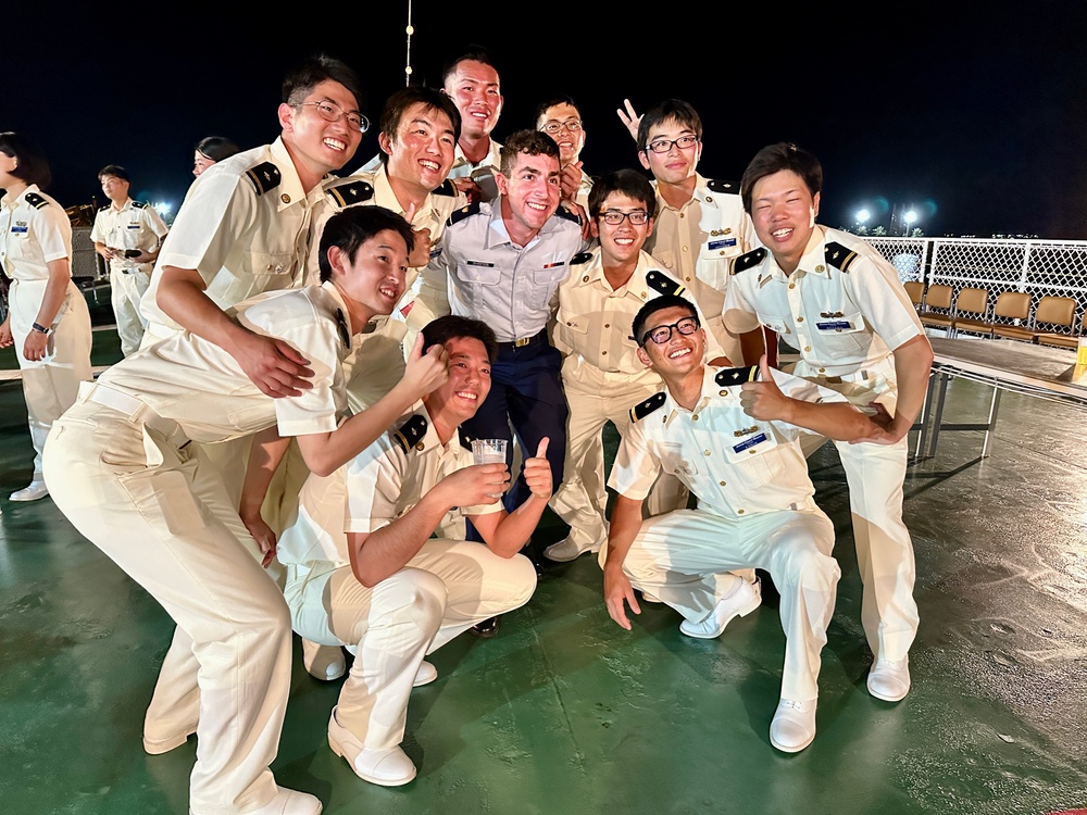 Japanese Coast Guard Training Ship Kojima hosts U.S. Coast Guard