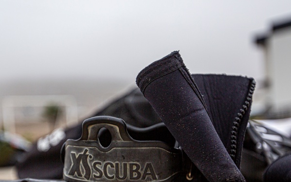 U.S. Marines conduct dive training during exercise Resolute Sentinel 24