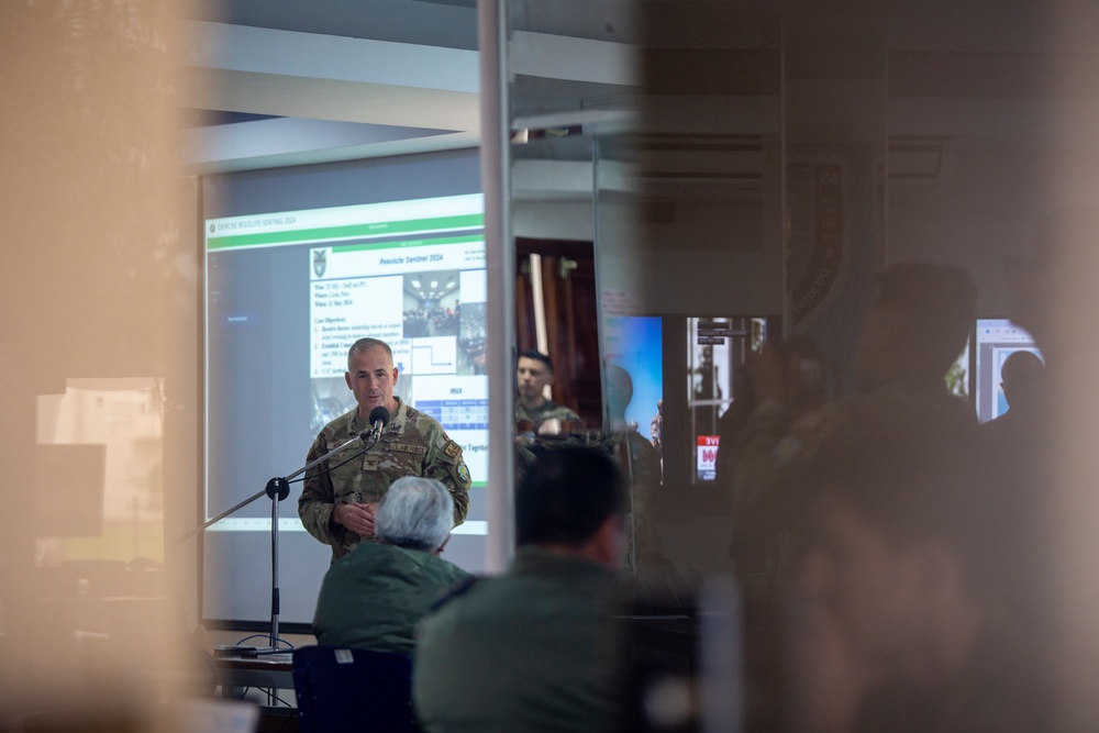 Top Peruvian military leaders attend Commander’s Update Brief during Resolute Sentinel 24