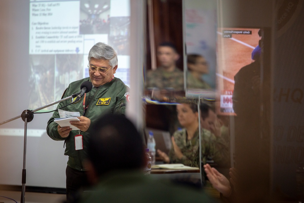 Top Peruvian military leaders attend Commander’s Update Brief during Resolute Sentinel 24
