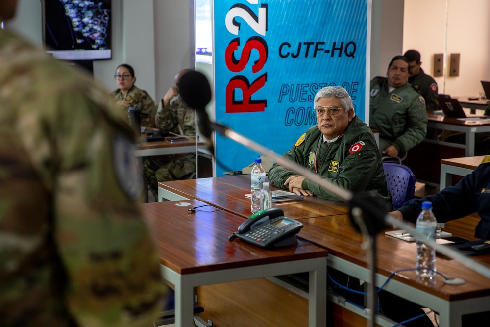 Top Peruvian military leaders attend Commander’s Update Brief during Resolute Sentinel 24