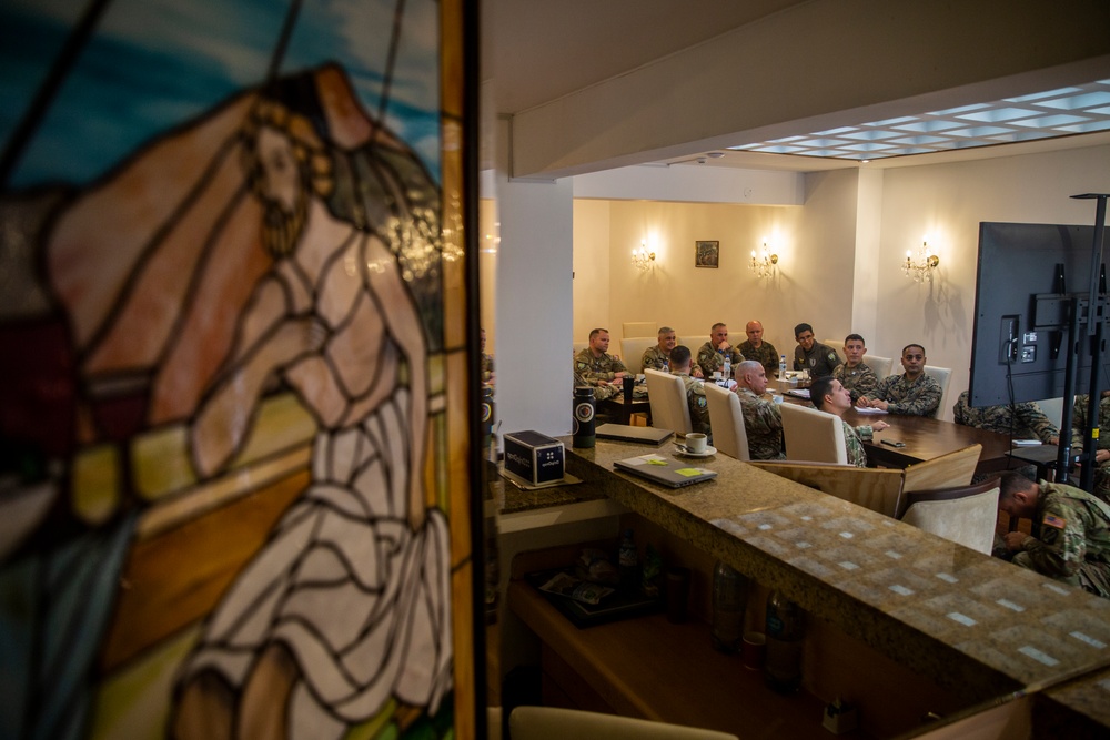 1st Mission Support Command leadership visits Civil Affairs during Resolute Sentinel 24