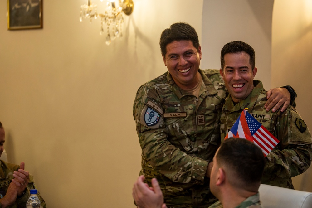 1st Mission Support Command leadership visits Civil Affairs during Resolute Sentinel 24