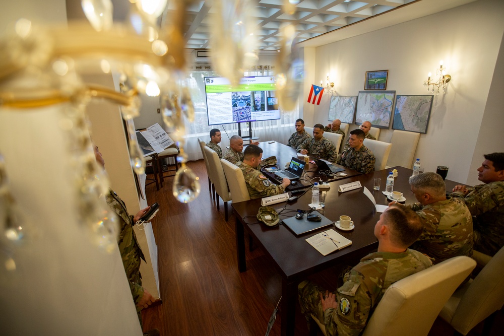 1st Mission Support Command leadership visits Civil Affairs during Resolute Sentinel 24