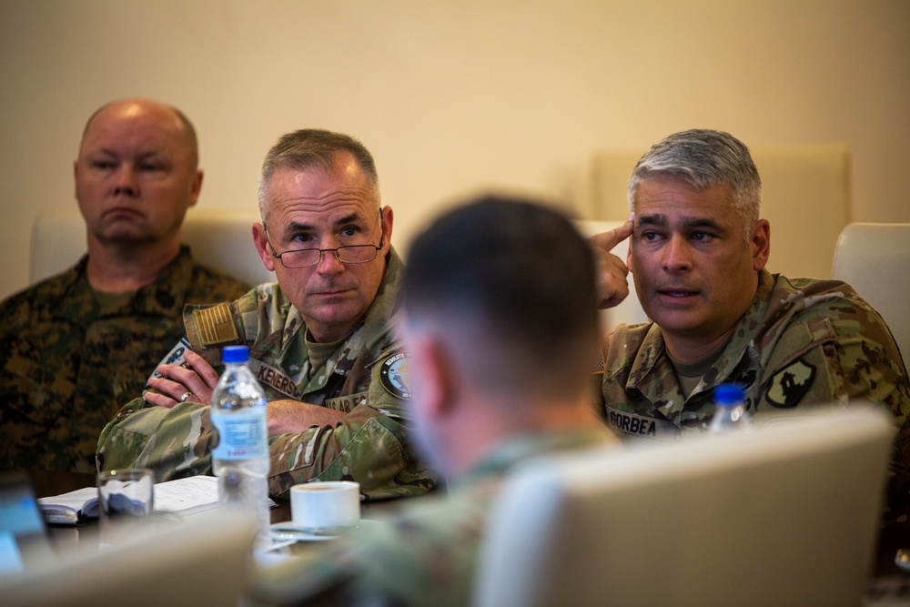 1st Mission Support Command leadership visits Civil Affairs during Resolute Sentinel 24