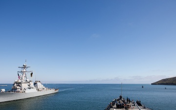 USS Fitzgerald Gets Underway for RIMPAC 2024