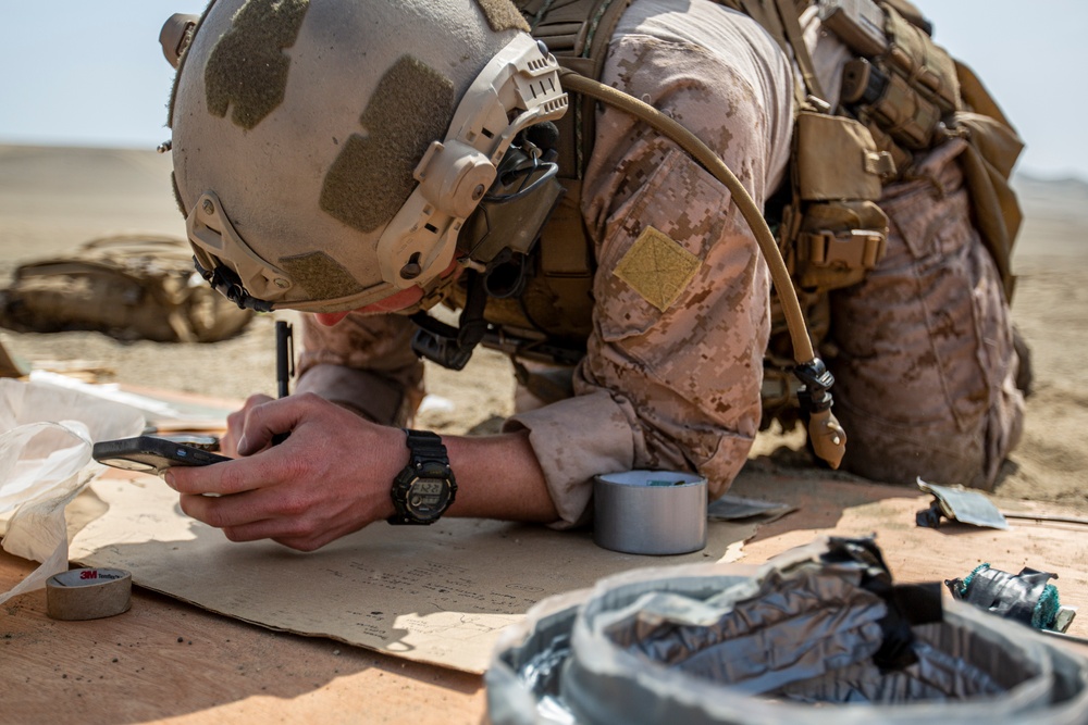 U.S. Marines conduct live breaching training during exercise Resolute Sentinel 24
