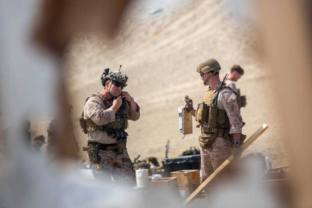 U.S. Marines conduct live breaching training during exercise Resolute Sentinel 24