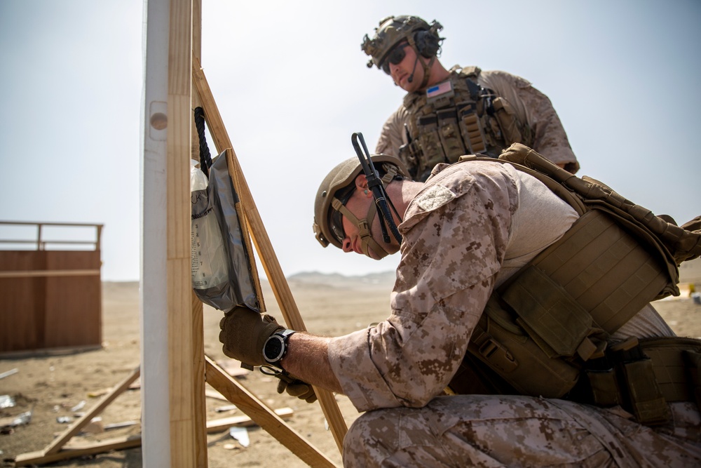 U.S. Marines conduct live breaching training during exercise Resolute Sentinel 24