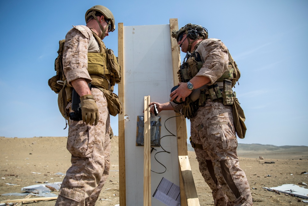 U.S. Marines conduct live breaching training during exercise Resolute Sentinel 24