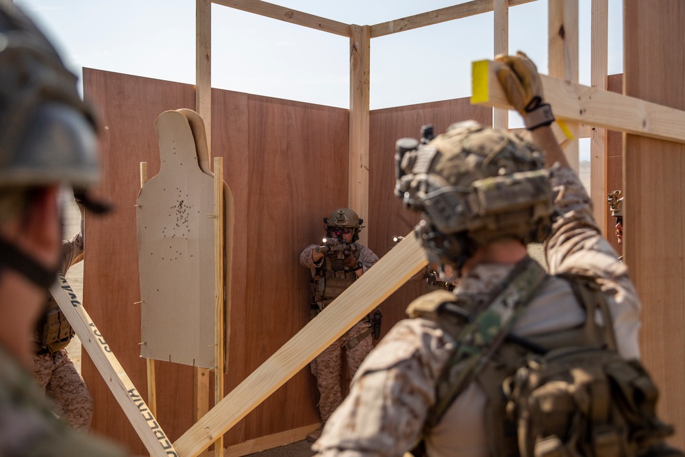 U.S. Marines conduct live breaching training during exercise Resolute Sentinel 24